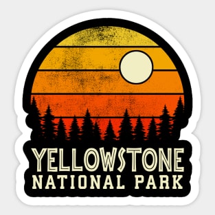 yellowstone retro vintage Sticker